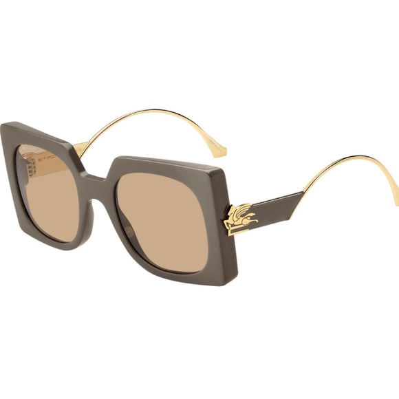 Etro Accessories - ETRO Sunglasses ETRO0026/S 079U70 Oversized Square Mud Color Frame New Authentic